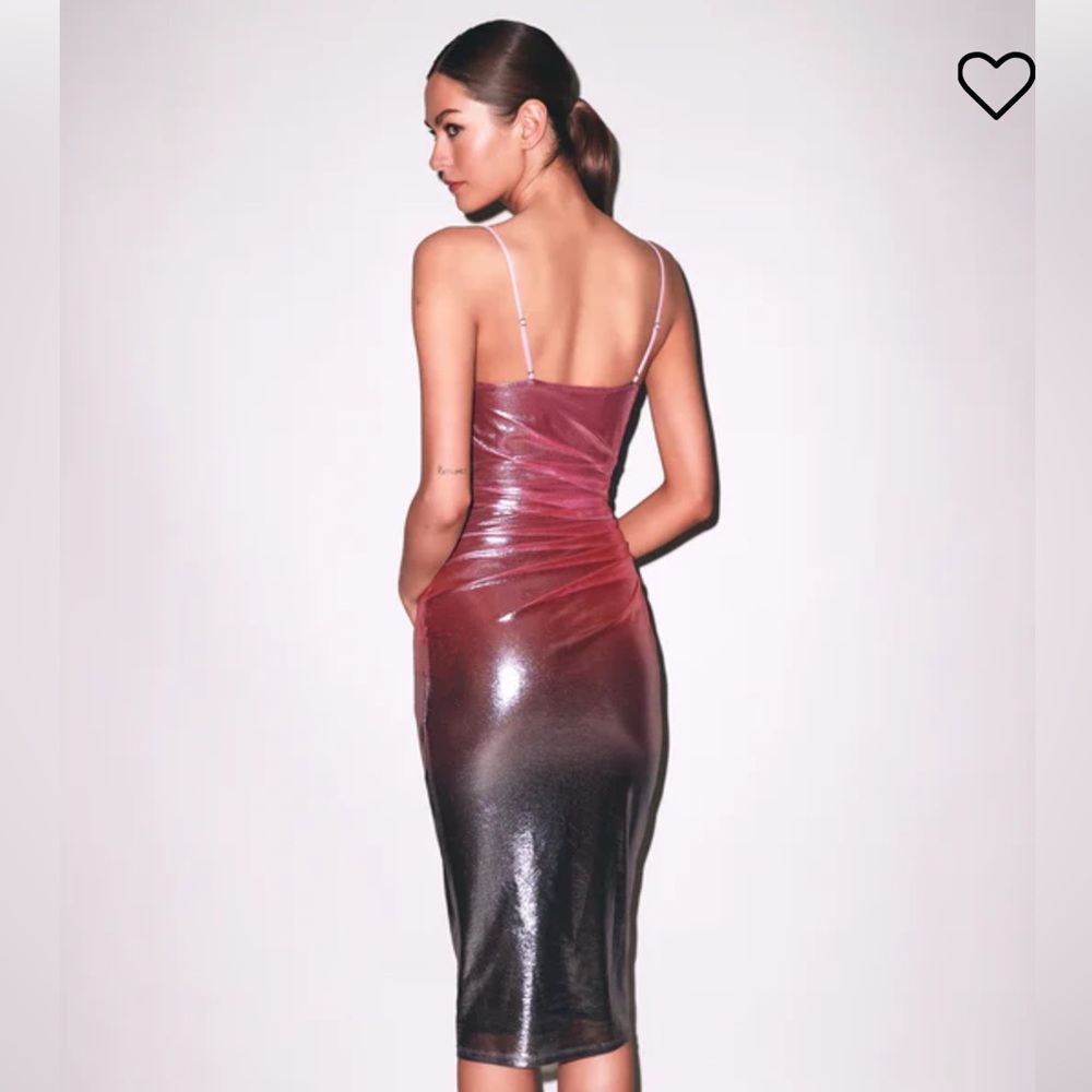 Fleur de mal ombré shine dress S - Picture 3 of 9